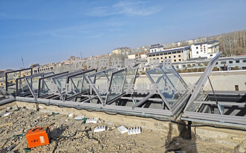 敦煌博物馆城西排烟天窗